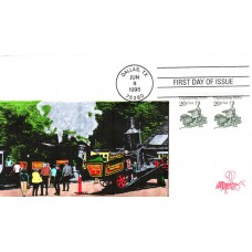 #2463 Cog Railway 1870s B Line FDC