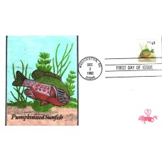 #2481 Pumpkinseed Sunfish B Line FDC