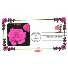 #2492 Pink Rose B Line FDC