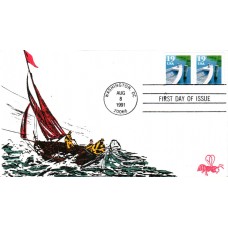 #2529 Fishing Boat B Line FDC