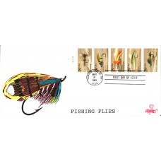 #2545-49 Fishing Flies B Line FDC