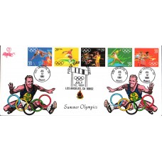 #2553-57 Summer Olympics B Line FDC