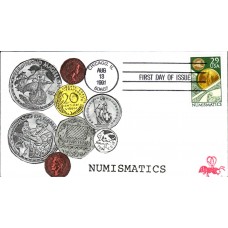 #2558 Numismatics B Line FDC