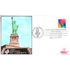 #2599 Statue of Liberty B Line FDC