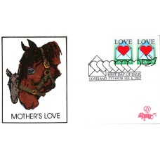 #2618 Love - Envelope B Line FDC