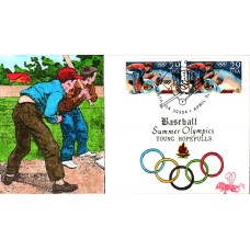 #2619 Olympic Baseball B Line FDC