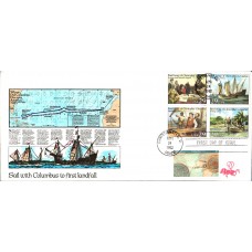 #2620-23 Voyage of Columbus Combo B Line FDC