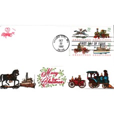 #2715-18 Christmas Toys B Line FDC