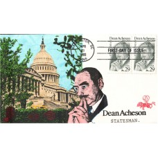 #2755 Dean Acheson B Line FDC