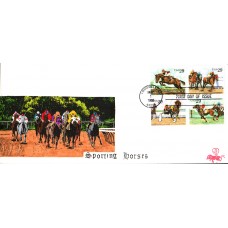 #2756-59 Sporting Horses B Line FDC