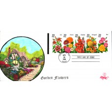 #2829-33 Summer Garden Flowers B Line FDC