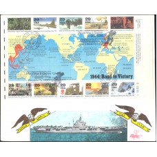 #2838 World War II: 1944 B Line FDC