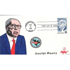 #2848 George Meany B Line FDC