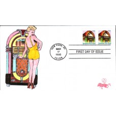 #2911 Juke Box B Line FDC