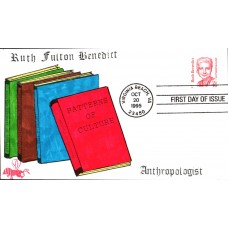 #2938 Ruth Benedict B Line FDC