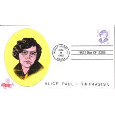 #2943 Alice Paul B Line FDC