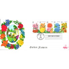 #2993-97 Fall Garden Flowers B Line FDC