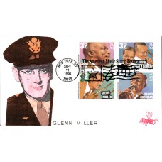 #3096-99 Big Band Leaders B Line FDC