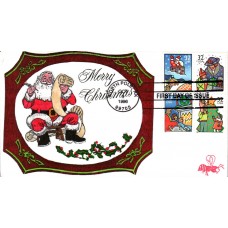 #3108-11 Christmas Scenes B Line FDC