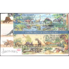 #3136 World of Dinosaurs B Line FDC