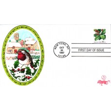 #3177 American Holly B Line FDC