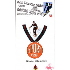 #3180 Alpine Skiing B Line FDC