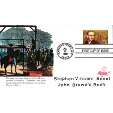 #3221 Stephen Vincent Benet B Line FDC