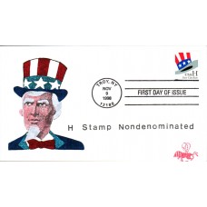 #3260 Uncle Sam Hat B Line FDC