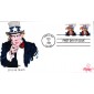 #3263 Uncle Sam B Line FDC