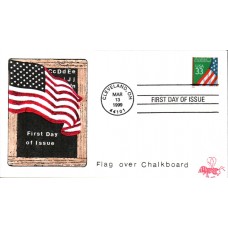 #3283 Flag Over Chalkboard B Line FDC