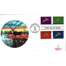 #3360-63 Deer B Line FDC