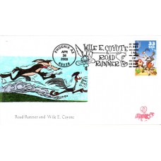 #3391 Wile Coyote - Roadrunner B Line FDC