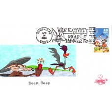 #3391 Wile Coyote - Roadrunner B Line FDC