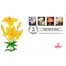 #3462-65 Four Flowers B Line FDC