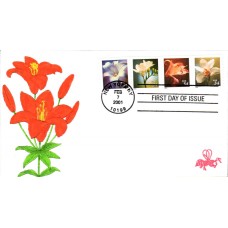 #3478-81 Four Flowers B Line FDC