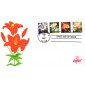 #3478-81 Four Flowers B Line FDC