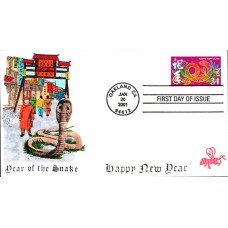 #3500 Year of the Snake B Line FDC