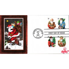 #3537-40 Santa Claus B Line FDC