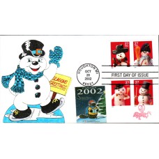 #3684-87 Snowmen B Line FDC