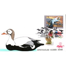 #RW59 Spectacled Eider B Line FDC