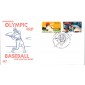 #2619 Olympic Baseball Combo Bradybaugh FDC