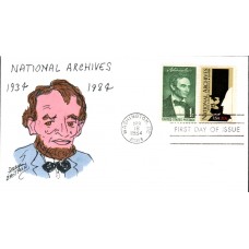 #2081 National Archives Brotman FDC