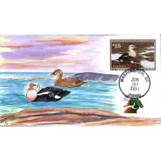 #RW58 King Eiders Bruce FDC