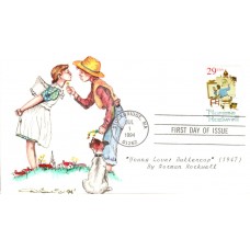 #2839 Norman Rockwell Burks FDC