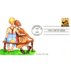 #2949 Love - Cherub Burks FDC