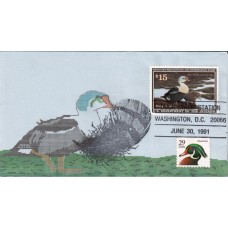 #RW58 King Eiders Byrnes FDC