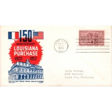 #1020 Louisiana Purchase Boll FDC