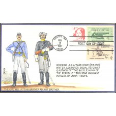 #2176 Julia Ward Howe Combo C & C FDC