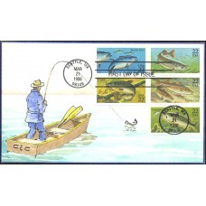 #2205-09 Fish C & C FDC