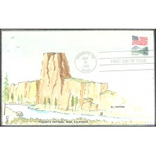 #2280 Flag over Yosemite C & C FDC